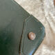 Valise carton vintage vert foncé