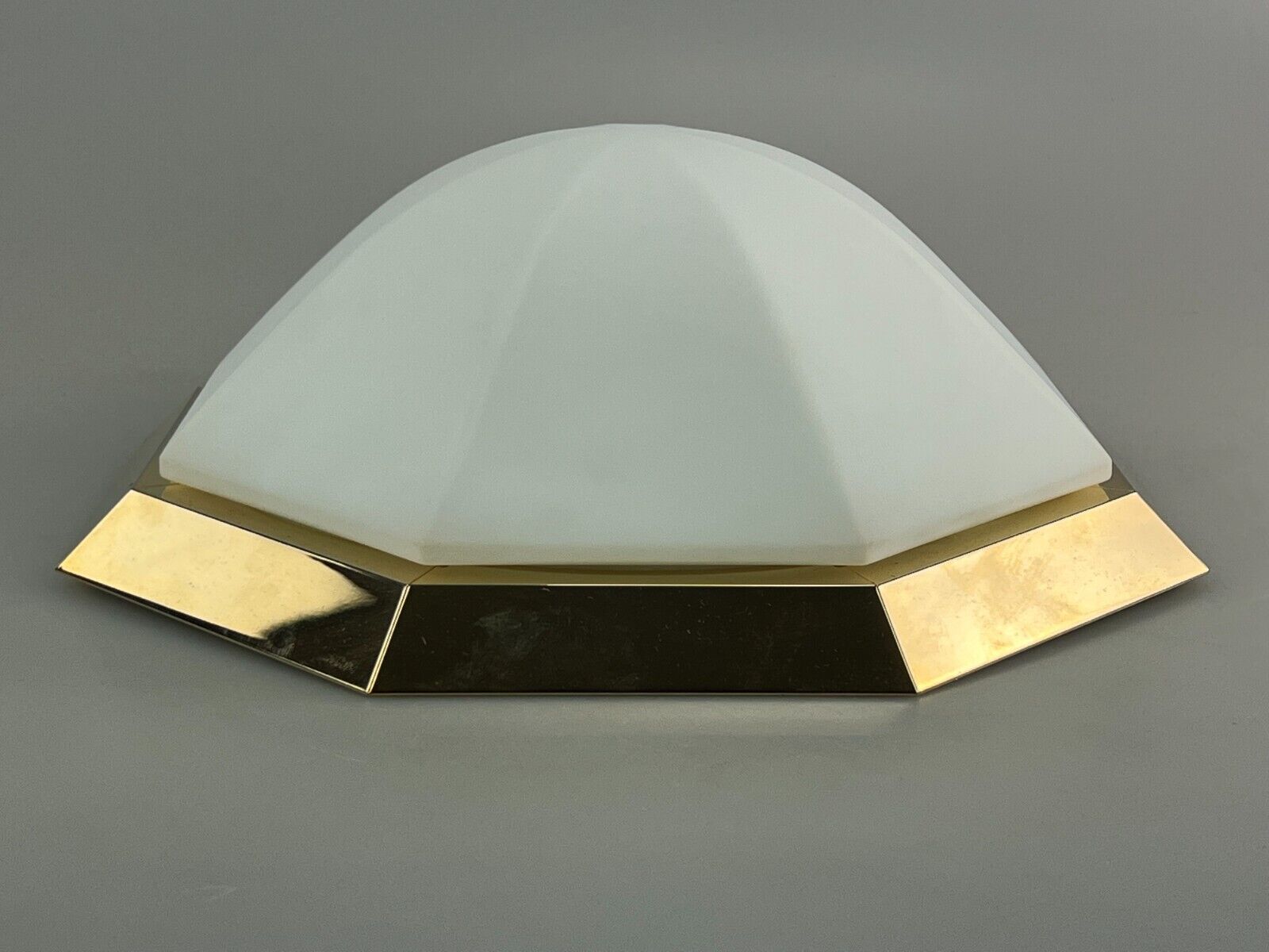 60s 70s Limburg Glashütte Plafoniere ceiling lamp glass space design lamp