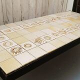 Roger Capron coffee table with suns