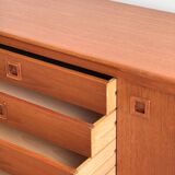 Enfilade danoise vintage en teck par H.W. Klein pour Bramin, années 60