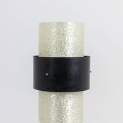Tripod lamp in granite lucite and lacquered metal. 1950s.