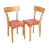 Pair of 50s bistro chairs