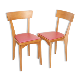 Pair of 50s bistro chairs