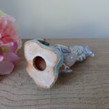 Pottery rooster figurine, rooster statuette, vintage country house decoration