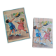 Jeu de cubes en bois
