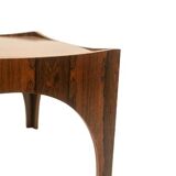 Paire de bouts de canapé ou tables basses en palissandre. Années 1970