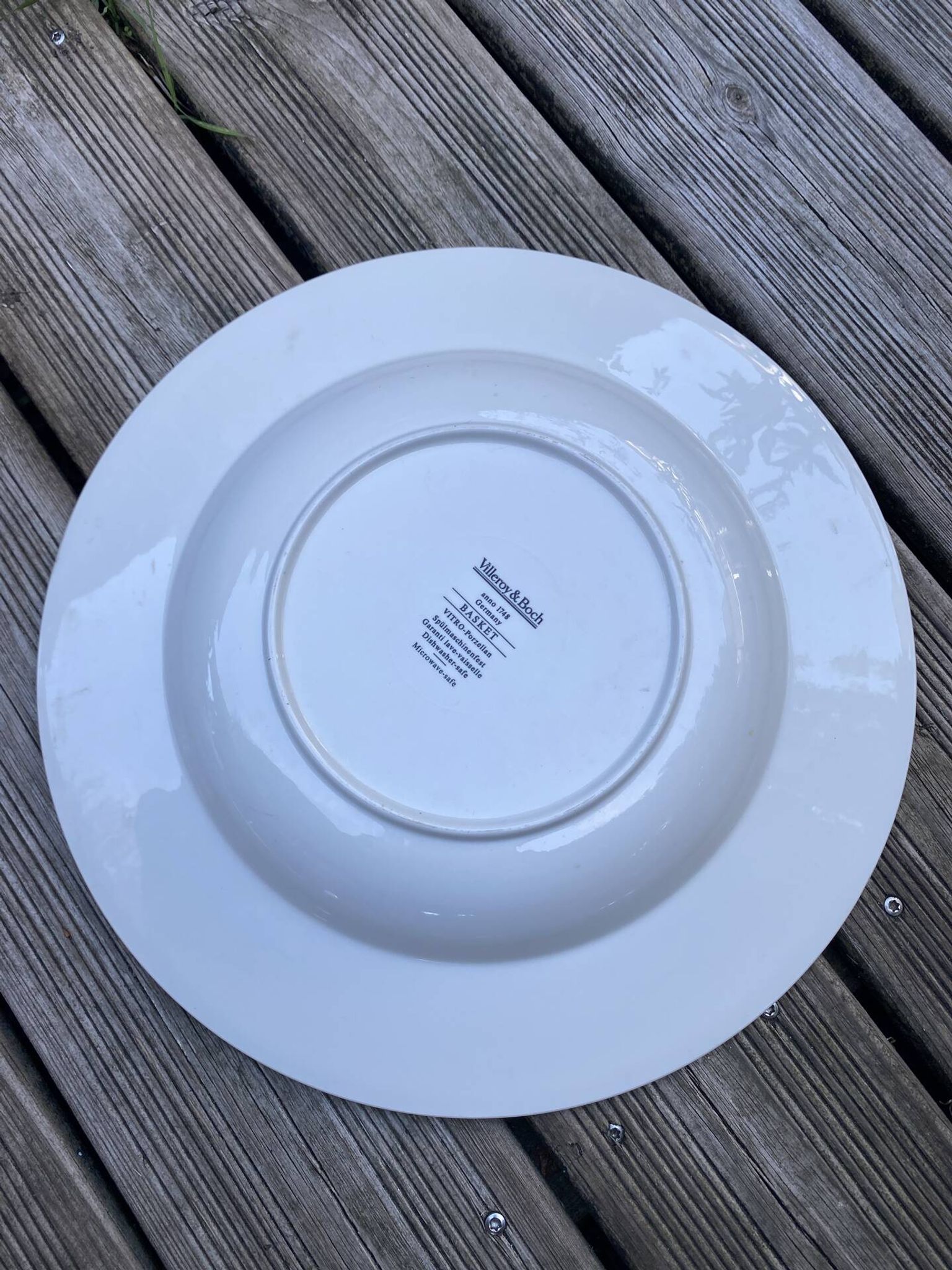 Plat rond 32 cm villeroy & boch Basket