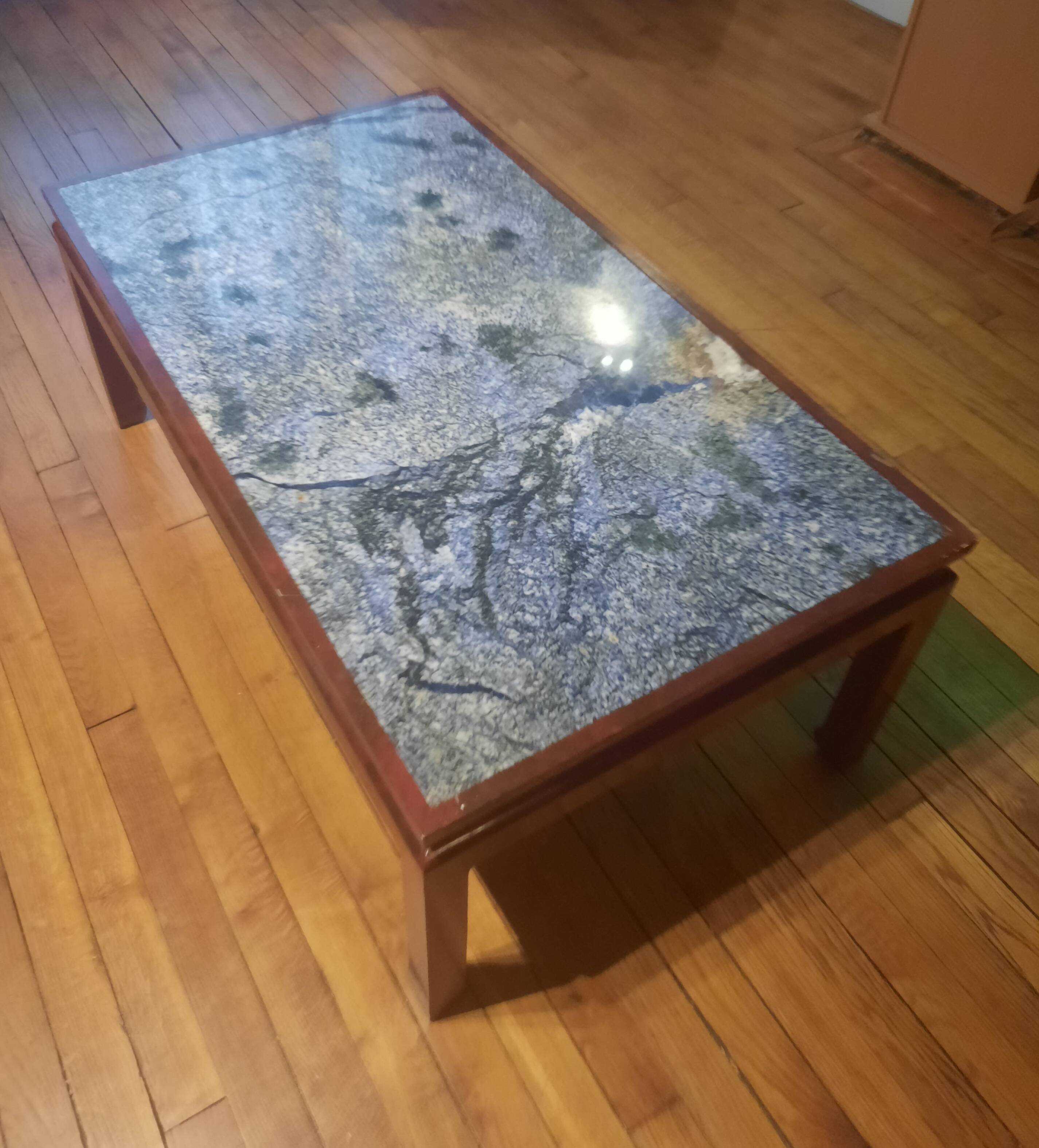 Bahia Blue Granite Coffee Table