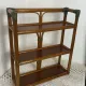 Bamboo and rattan shelf, 1970s