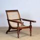 Chaise de plantation indonésienne coloniale hollandaise, vers 1920