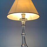 Mid-century German Tiffany glass table lamp by Ingo Maurer, 1960s.