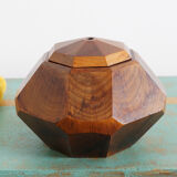 Octagonal art deco wooden box