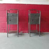 Pair of industrial bedside
