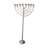 Max bill metal chrome floor lamp, 70s