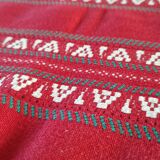 Old Basque red rectangular tablecloth