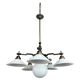 Large cubist chandelier