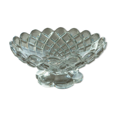 Coupe sur piedouche en cristal signée Baccarat