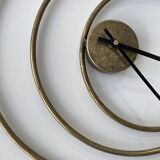 Gold spiral clock