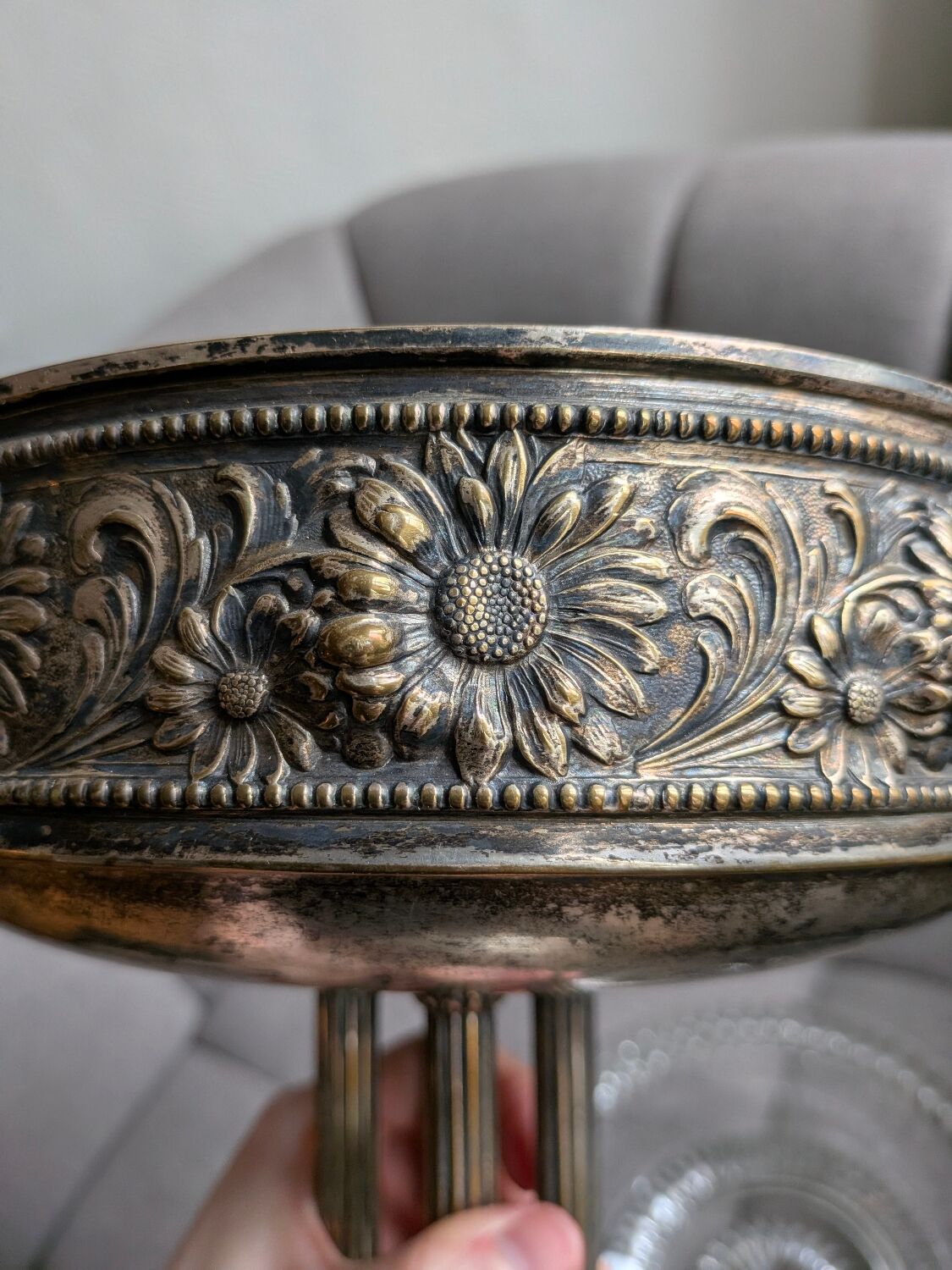 Centrepiece / Fruit bowl / Louis XVI caviar service