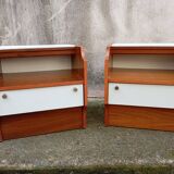 Pair of vintage bedside tables