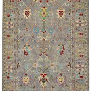 Turkish Handknotted Wool Oushak Rug 164 cm x 236 cm