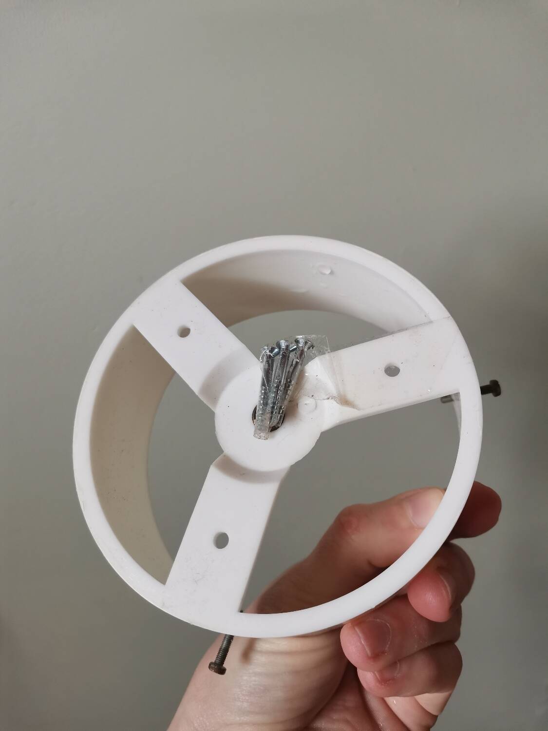 Vintage white opaline glass lamp globe ceiling light