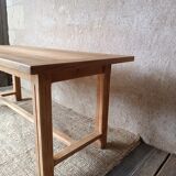 Solid wood farmhouse table