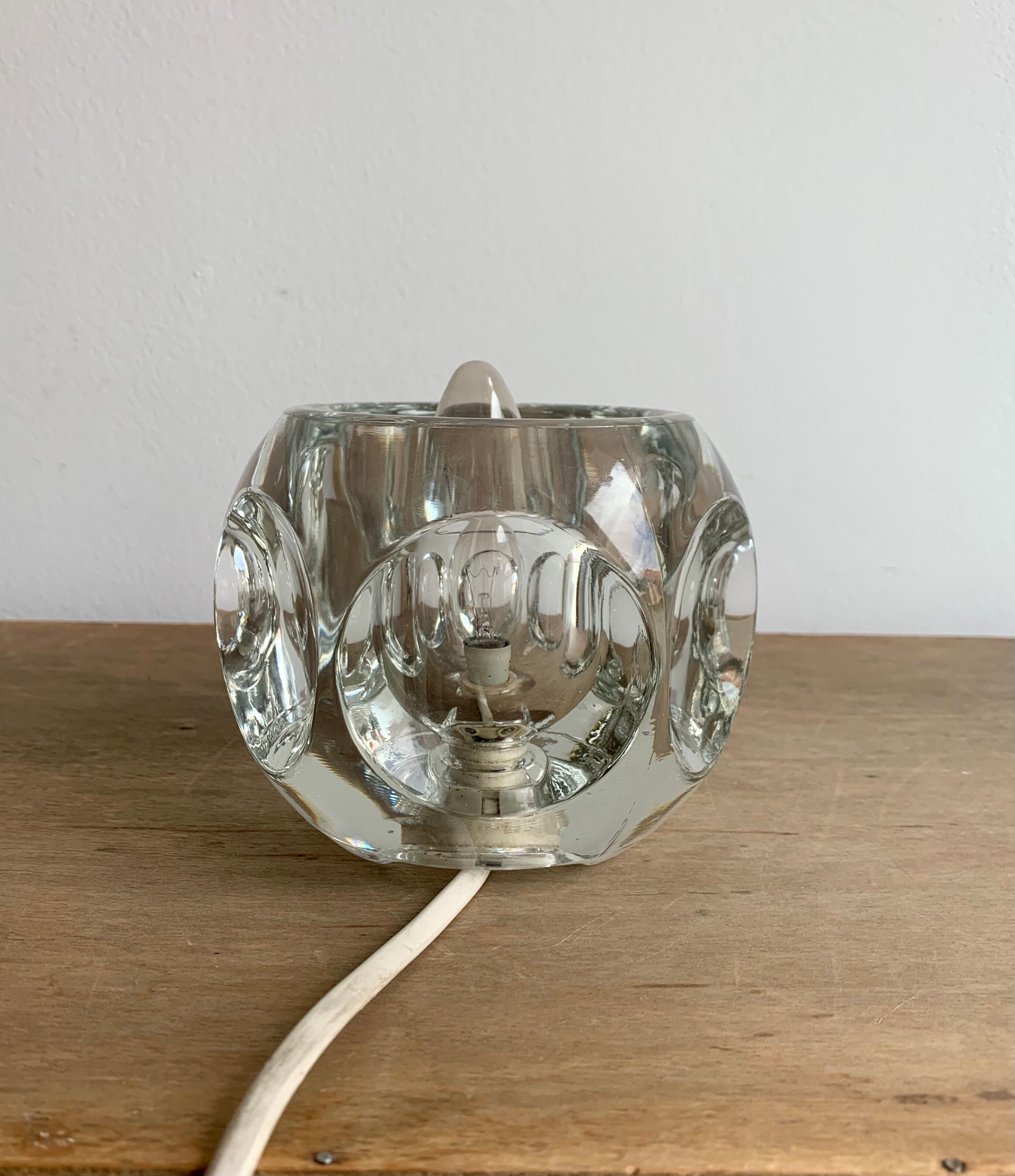 Ice cube table lamp by Peill & Putzler, 1970s