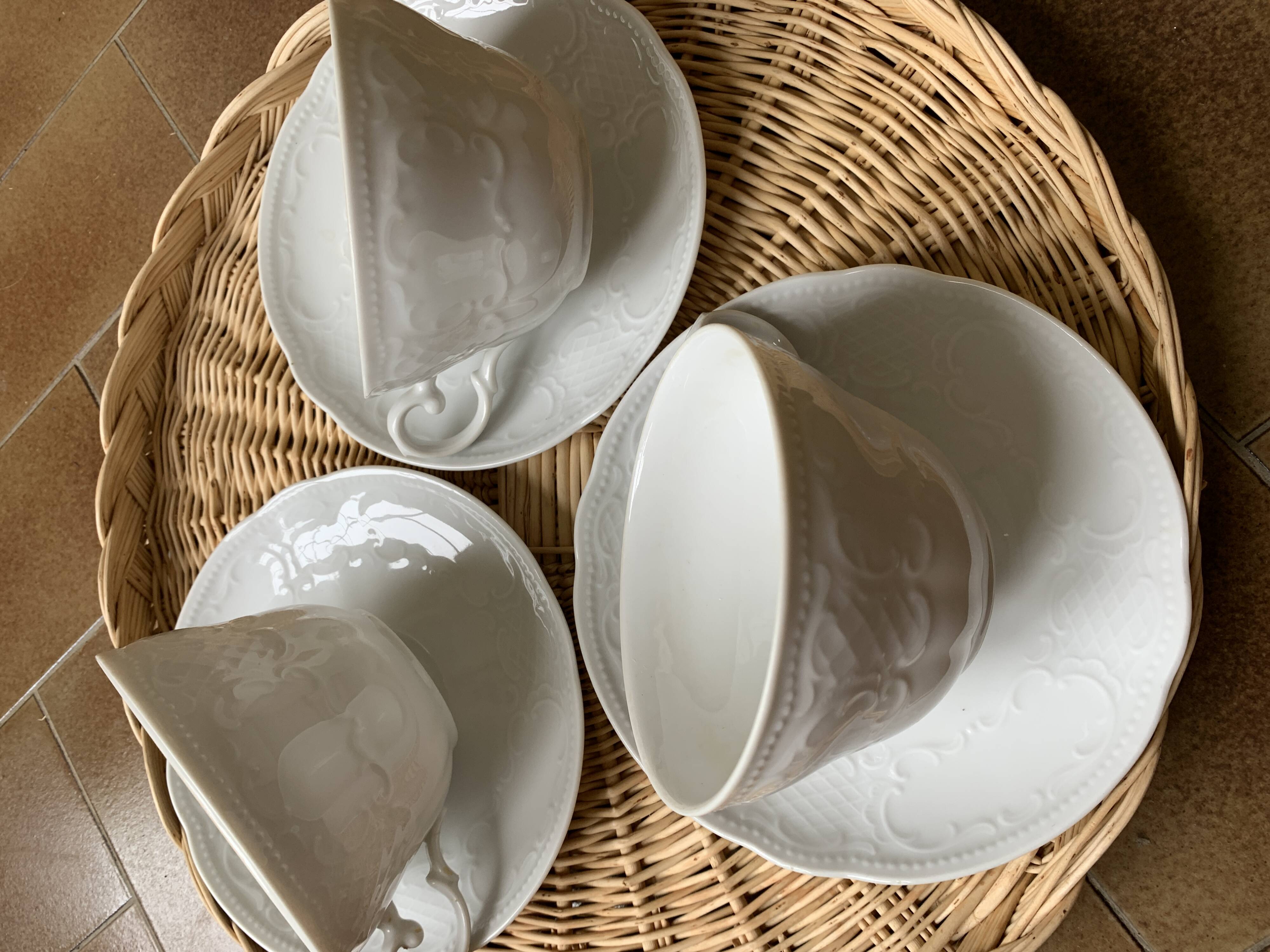 3 Seltmann Weiden Bavaria Porcelain Cups and Saucers