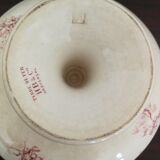 HB Compotier - Provençal Co. Terre de Fer Rouge Flowers Vintage Cake Dish