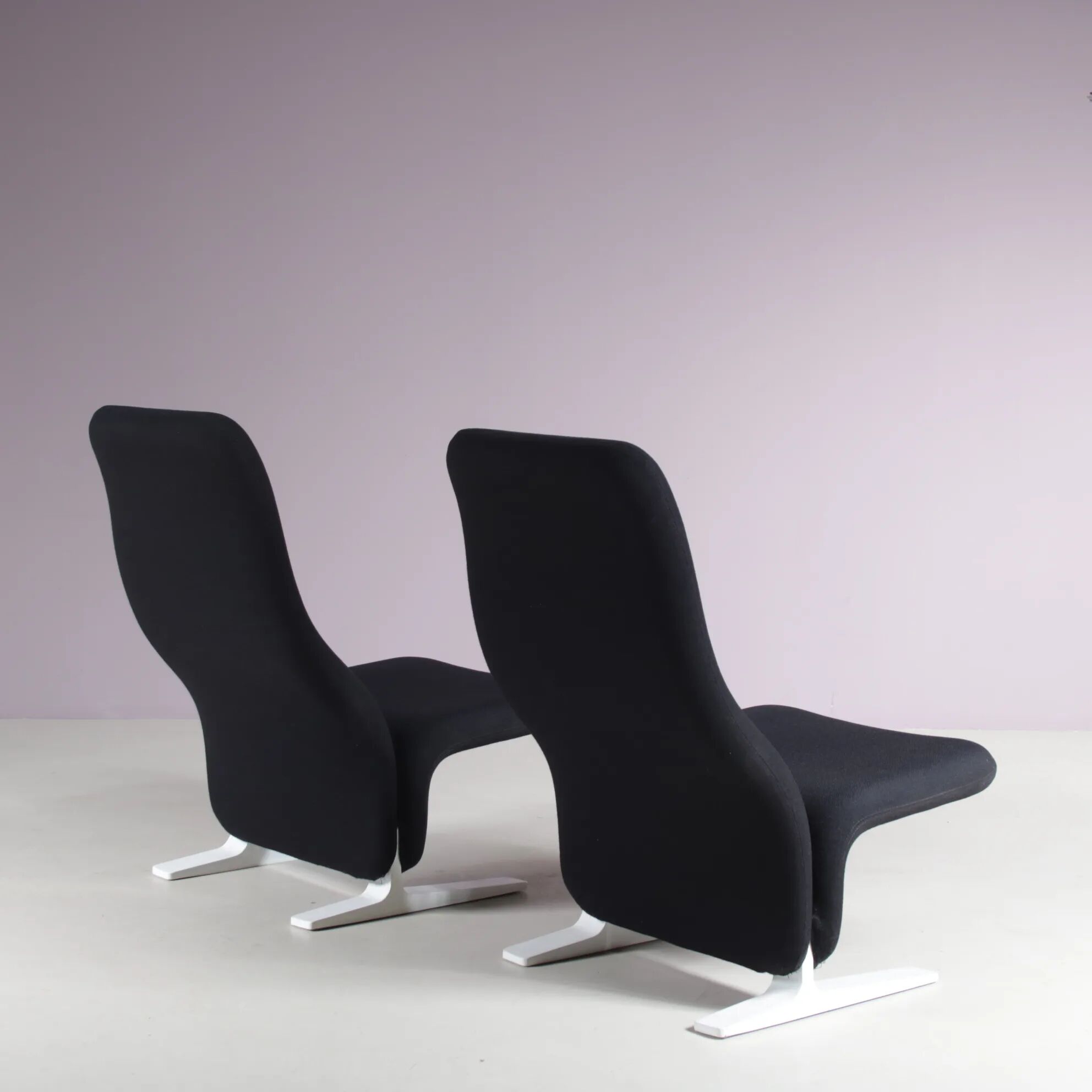 1970s “Concorde” chairs by Pierre Paulin for Artifort, Netherlands