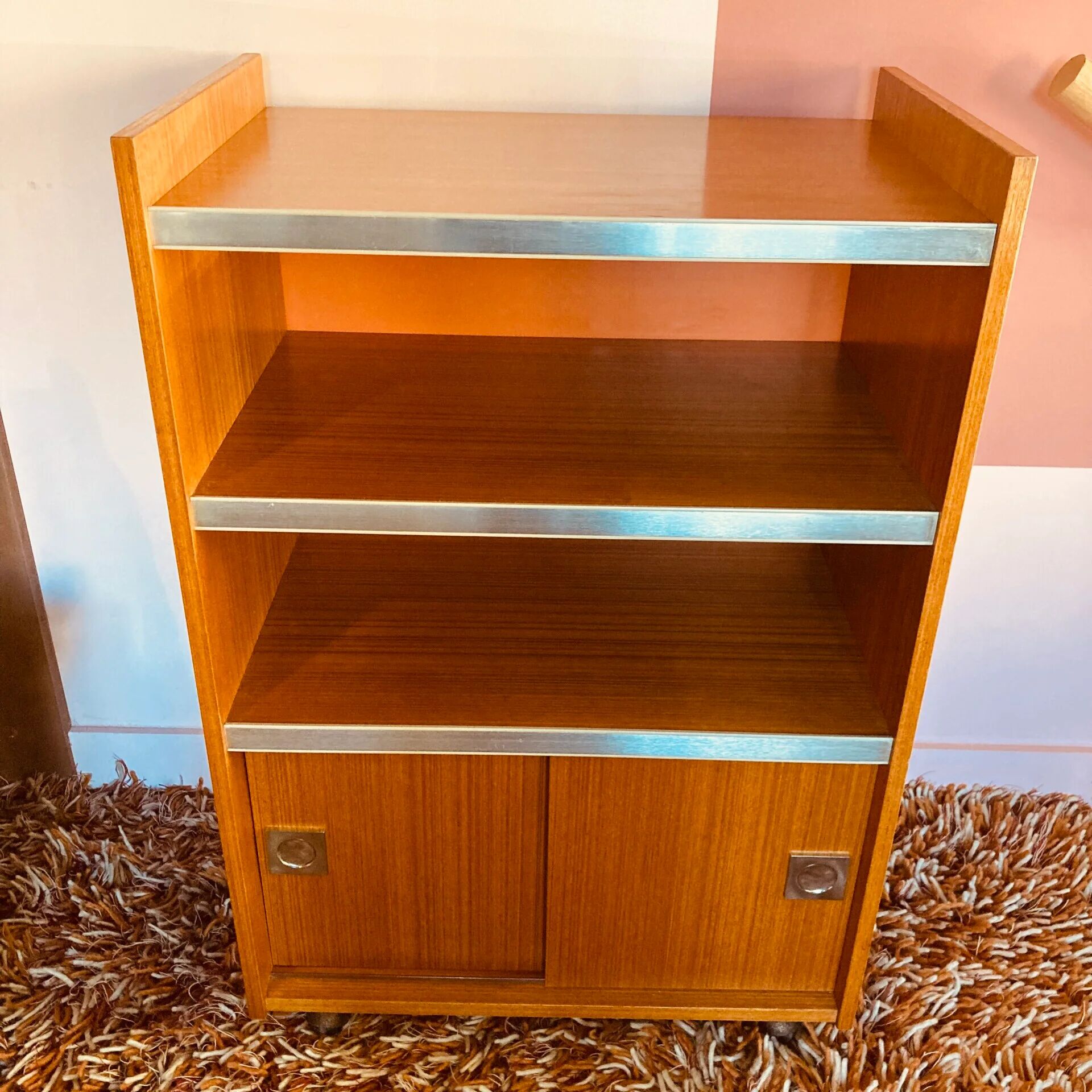 Vintage record cabinet, 1960s/1970s, France
