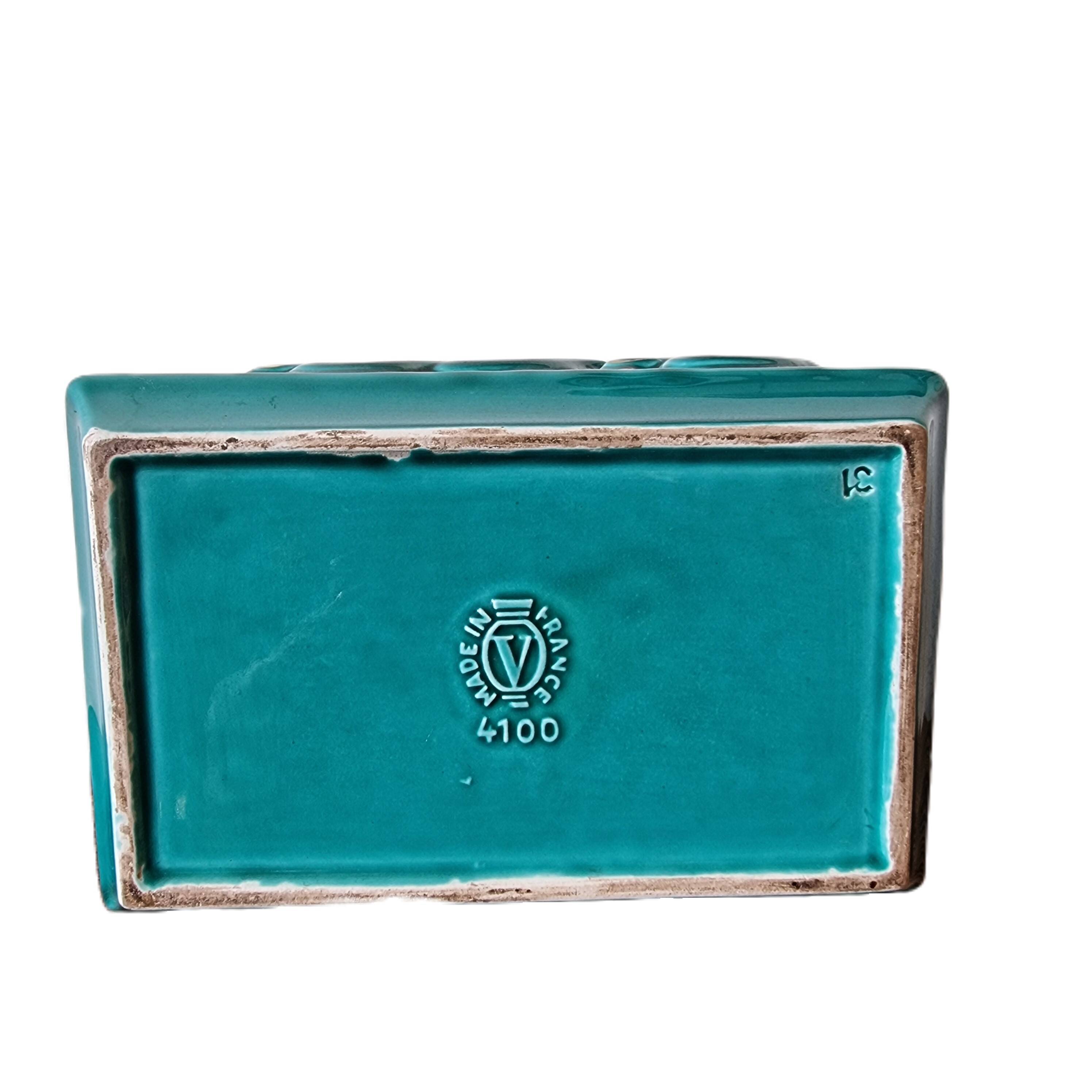 French Art Deco Ceramic Cookie Jar From The 1930s