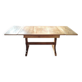 Vintage English bistro table with extensions