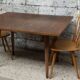 Table à manger pliable extensible moderniste français 