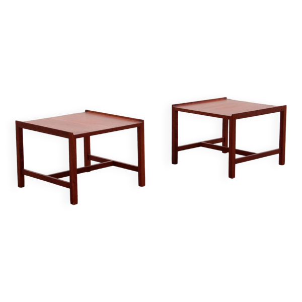 Ensemble danois de tables en teck Illums Bolighus , 1960 Danemark.