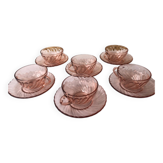 Rosaline Arcoroc tea set - 6 people