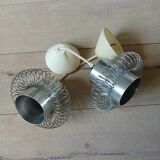 Pair of 70s pendant lights