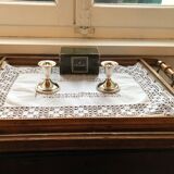 Pair of Christofle candle holders