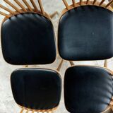 Set of 4 Baumann Sonate chairs