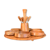 Servant aperitif in olive tree