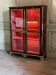 Bibliothèque ou vitrine en placage et bronze, XVIIIème siècle