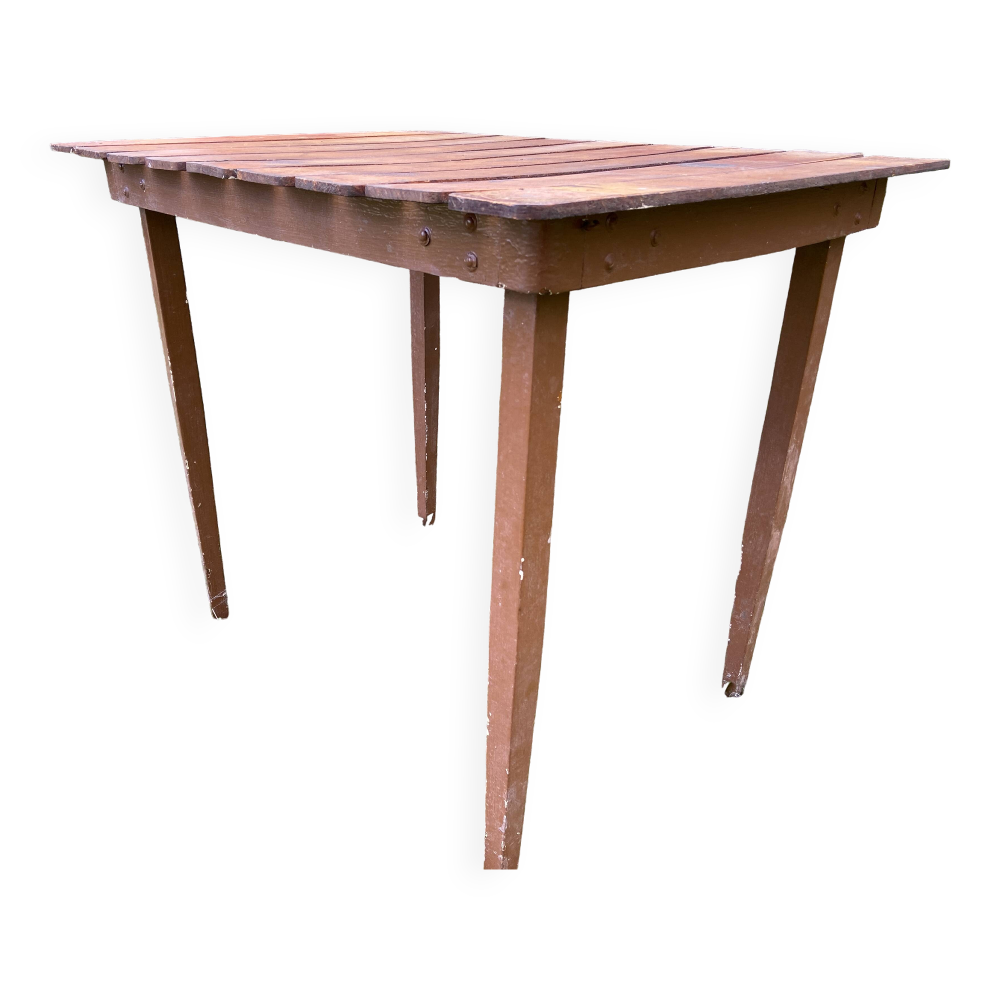 Vintage camping table bistro 1950s vintage