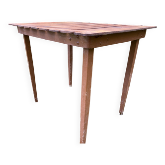 Vintage camping table bistro 1950s vintage
