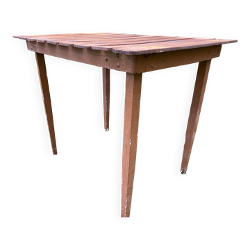 Table de camping vintage bistrot 1950s vintage