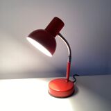Red metal lamp