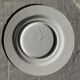 Set of 10 small dessert plates in Italian ceramic Total rim b