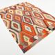 Tapis Kilim géométrique tribal vintage 5x8, 164x233 cm