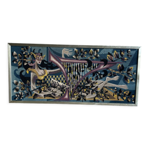 Tapisserie La Harpie - 70s