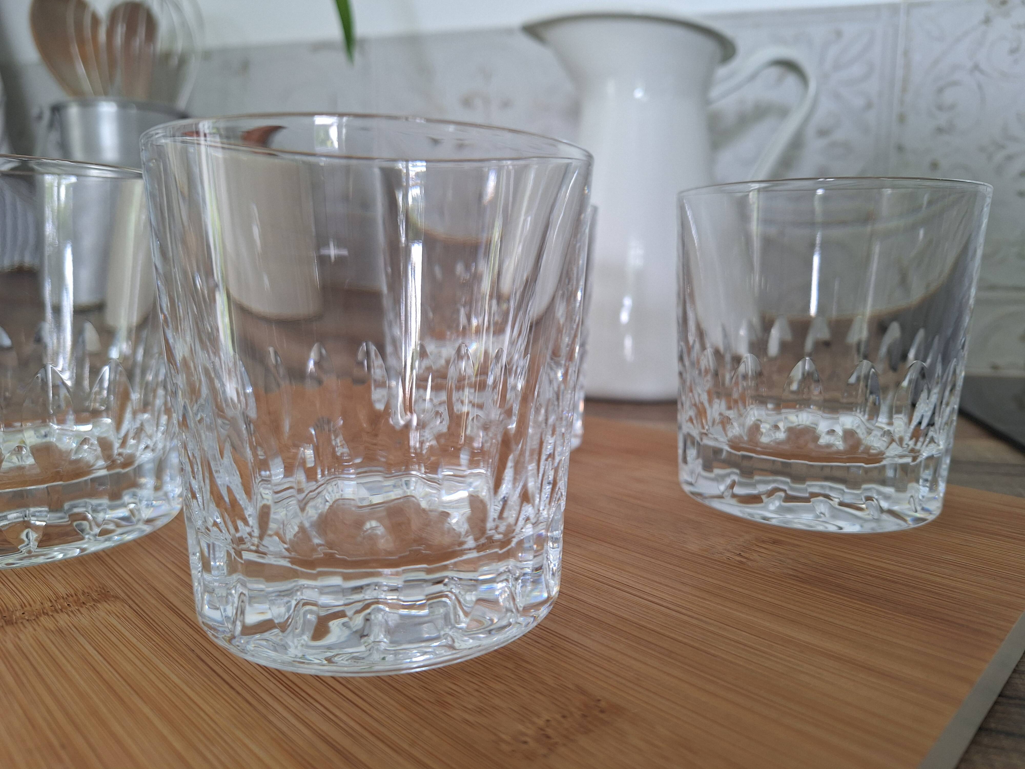 Verres à eau ou à whisky en cristal